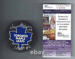 Dave Keon Signed & Inscribed Toronto Maple Leafs Ravens Athletic Puck JSA T13741