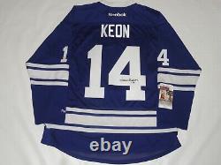 Dave Keon Signed Reebok Premier Toronto Maple Leafs Jersey Jsa Coa Licensed