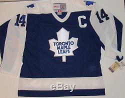 Dave Keon Signed Toronto Maple Leafs Captain Licensed Vintage Era Jersey Wth Coa