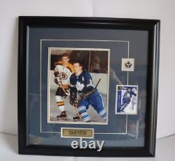 Dave Keon Signed Toronto Maple Leafs Display Frame