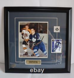 Dave Keon Signed Toronto Maple Leafs Display Frame