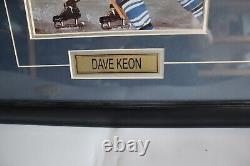 Dave Keon Signed Toronto Maple Leafs Display Frame