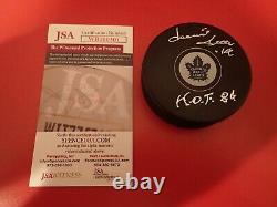 Dave Keon Signed Toronto Maple Leafs Puck With HOF 86 JSA WB100301