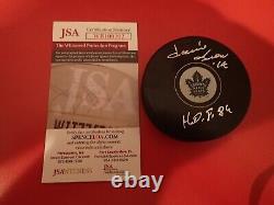 Dave Keon Signed Toronto Maple Leafs Puck With HOF 86 JSA WB100302