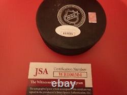 Dave Keon Signed Toronto Maple Leafs Puck With NHL TOP 100 JSA WB100304