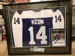 Dave Keon Toronto Maple Leafs Signed Jersey Framed