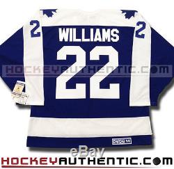 Dave Tiger Williams Toronto Maple Leafs Jersey CCM Vintage Blue
