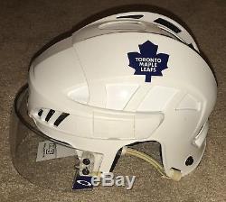 Dion Phaneuf Game Worn Helmet Toronto Maple Leafs 2010-2011 Season