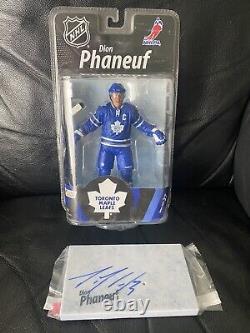 Dion Phaneuf Toronto Maple Leafs Autographed Action Figure