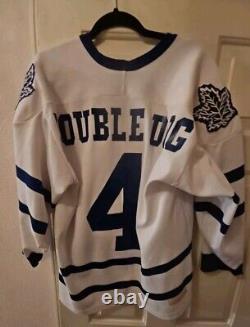 Don Cherry Autographed Toronto Maple Leafs Double Dog #4 Jersey