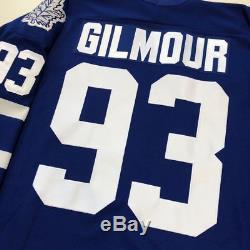 Doug Gilmour 1993 Cup 100th Toronto Maple Leafs CCM Original Maska Jersey XL