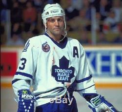 Doug Gilmour 1993 Cup 100th Toronto Maple Leafs CCM Ultrafil Authentic Jersey 52