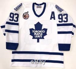 Doug Gilmour 1993 Toronto Maple Leafs CCM Maska Ultrafil Authentic Jersey 48