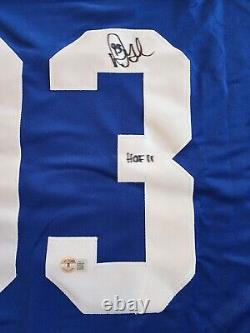 Doug Gilmour Signed Custom Toronto Maple Leaves Jersey WithInsc/HOF 11 COA/BAS