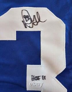 Doug Gilmour Signed Custom Toronto Maple Leaves Jersey WithInsc/HOF 11 COA/BAS