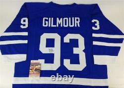 Doug Gilmour Signed Toronto Maple Leafs Custom Jersey (JSA Witness COA)