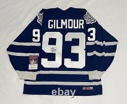 Doug Gilmour Signed Vintage CCM Toronto Maple Leafs Jersey Licensed Jsa Coa