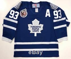 Doug Gilmour Stanley Cup 100 Toronto Maple Leafs CCM Original Replica Jersey Med
