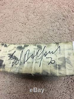 ED BELFOUR 03'04 Signed Toronto Maple Leafs Goalie Game Used Hockey Stick COA