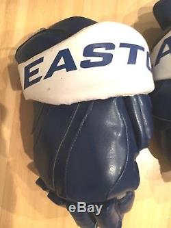 Easton Zero shock PRO STOCK Toronto Maple Leafs Gloves size 14 Forsberg style