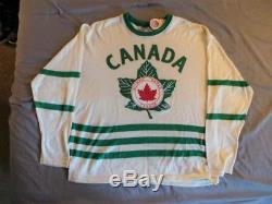 Ebbets Field Flannels CANADA 1956 Olympic Olympics Hockey jersey 3XL NEW RARE