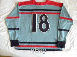 Ebbets Field Flannels Team Canada 1948 Authentic Hockey Jersey 3XL Olympics Wool