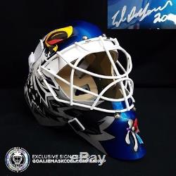 Ed Belfour Signed Autographed Goalie Mask Toronto Maple Leafs Ice Ready Coa