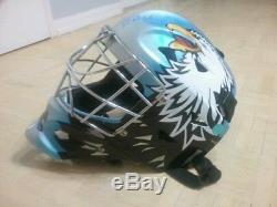 Ed Belfour autographed replica full sized goalie mask (Toronto Maple Leafs) coa