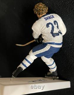 Eddie Shack Signed Toronto Maple Leafs Custom McFarlane Figure JSA COA