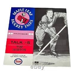 Esso Hockey Talks Records Toronto Maple Leafs 1966 Complete w Tim Horton Vintage