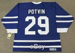 FELIX POTVIN Toronto Maple Leafs 1991 CCM Vintage Throwback NHL Hockey Jersey