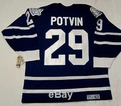 FELIX POTVIN size XL Toronto Maple Leafs CCM 550 1992-1997 Hockey Jersey