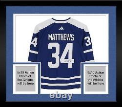 FRMD Auston Matthews Maple Leafs Signed 2022-23 Reverse Retro Adidas Auth Jersey