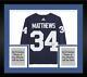Frmd Auston Matthews Maple Leafs Signed 2022 Heritage Classic Adidas Jersey