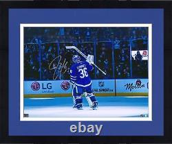 FRMD Jack Campbell Toronto Maple Leafs Signed 16'' x 20'' Blue Salute Photograph