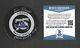 Fern Flaman Signed Toronto Maple Leafs 75th Anniversary Game Puck Beckett Coa