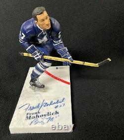 Frank Mahovlich Signed Big M Toronto Maple Leafs McFarlane Figure Beckett COA