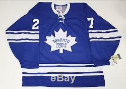 Frank Mahovlich Signed Toronto Maple Leafs 1967 Throwback CCM Jersey Psa/dna