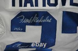Frank Mahovlich, Toronto Maple Leafs Signed Jersey with Inscriptions, LE 23/27