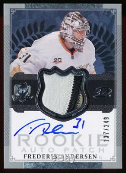 Frederik Andersen 2013-14 Cup Auto Rc Patch #137/249 Toronto Maple Leafs Rookie