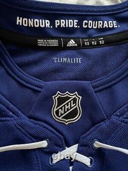 Frederik Andersen Signed Autographed Adidas Toronto Maple Leafs Jersey Coa Sz 52