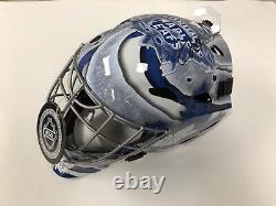 Frederik Andersen Signed Toronto Maple Leafs F/s Goalie Mask Jsa Coa Helmet Auto