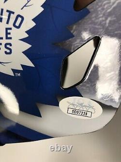Frederik Andersen Signed Toronto Maple Leafs F/s Goalie Mask Jsa Coa Helmet Auto