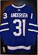 Frederik Andersen Toronto Maple Leafs Adidas Home Nhl Hockey Jersey Size 50