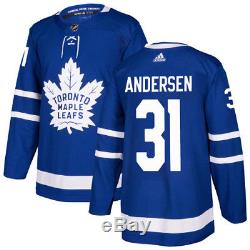 Frederik Andersen Toronto Maple Leafs Adidas Home NHL Hockey Jersey Size 50