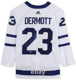 Frmd Travis Dermott Toronto Maple Leafs Signed White Adidas Authentic Jersey