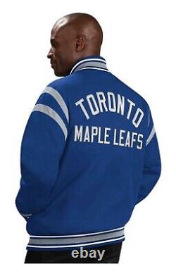 G-III NHL Toronto Maple Leafs Tailback Varsity Jacket