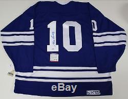 George Armstrong Signed 1967 Toronto Maple Leafs Vintage CCM Jersey Psa/dna Coa