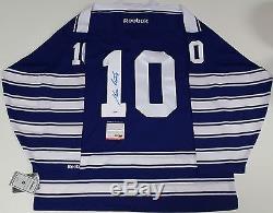 George Armstrong Signed 2014 Toronto Maple Leafs Winter Classic Jersey Psa/dna