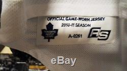 Game Worn 2010 Toronto Maple Leafs Rookie Tourney Jersey Sz 58g Scrivens